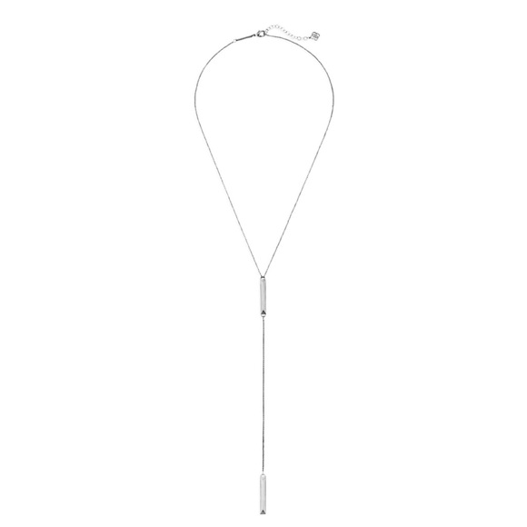 KENDRA SCOTT • Silver Shelton Lariat Necklace - Picture 4 of 4